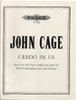 Cage, John: Credo in us für Percussion-Trio und Klavier (nur Partitur)