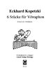 Kopetzki, Eckhard: 6 Stücke für Vibraphon solo