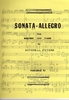 Peters, Mitchell: Sonata Allegro for Marimba and Piano