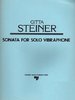 Steiner, Gitta: Sonata for Solo Vibraphone