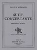 Milhaud, Darius: Concerto pour marimba et orch. (Suite concertante) - pocket score