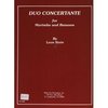 Stein, Leon: Duo Concertante for Marimba and Bassoon (Fagott)