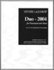 Lazarof, Henri: Duo 2004 for Percussion and Harp