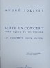 Jolivet, André: Suite en concert - Stimmenmaterial