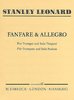 Leonard, Stanley: Fanfare und Allegro für Trompete und Pauken