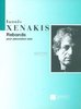 Xenakis, Iannis: Rebonds pour percussion solo