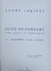 Jolivet, André: Suite en concert pour flute et percussion - Partitur