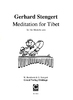 Stengert, Gerhard: Meditation for Tibet für Marimba