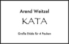 Weitzel, Arend: Kata - Große Etüde for 4 timpani