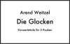 Weitzel, Arend: Die Glocken - Konzertetüde für 5 timpani