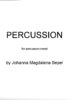 Beyer, Johanna Magdalena: Percussion Nonet - Partitur