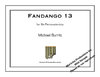Burritt, Michael: Fandango 13 for 6 Percussionist