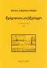 Walter, Stefan Johannes: Epigramm und Epitaph für Percussion Solo