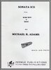 Adams, Michael R.: Sonata Ico for Marimba Quartet