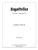 Pastor, Joseph: Bagattelles for Solo Vibraphone