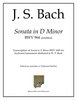 Bach, J.S./Barlett, Nathaniel: Sonata in D minor BWV 964 for Solo Marimba